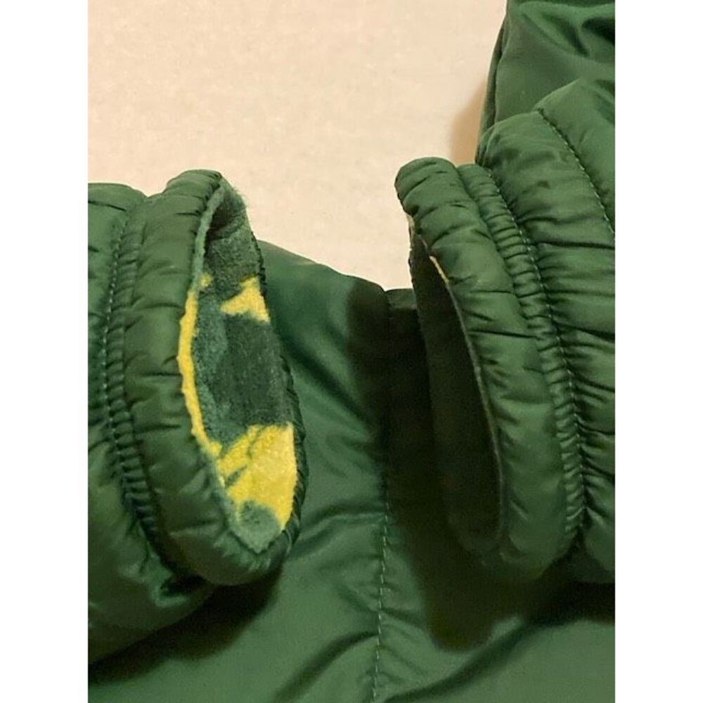 Columbia Youth Reversible Jacket Fleece Bubble Green & Yellow Size L (14/16) - Picture 11 of 14